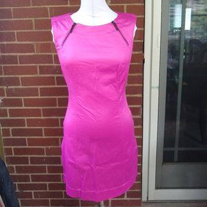 CALVIN KLEIN Pink Zipper Dress (8)